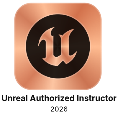 Unreal Authorized Instructor badge