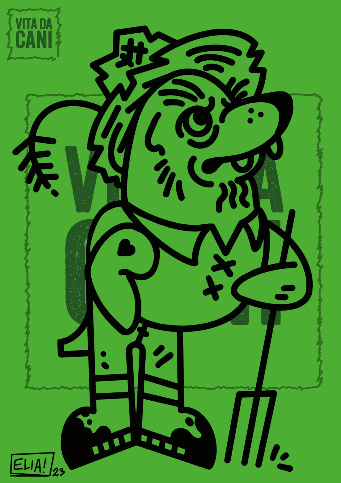 Sporty Cool illustrated character 9